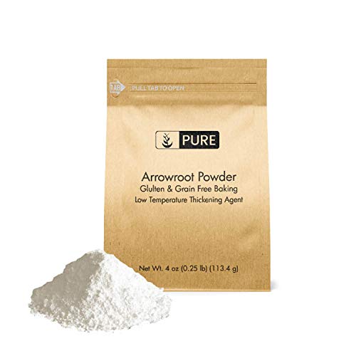 Arrowroot Powder Flour/Starch 4 Oz By Pure Organic Ingredien