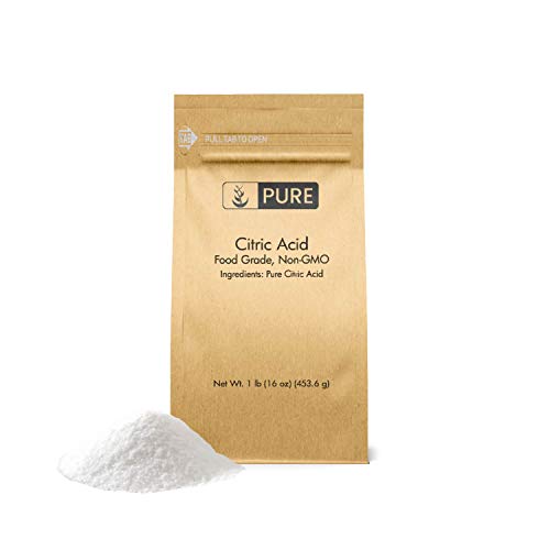 Citric Acid 1 Lb. By Pure Organic Ingredients, Eco-Friendly Pa