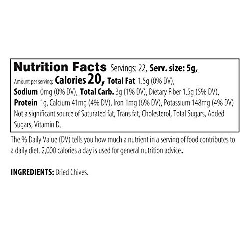 Dried Chives 4 Oz Thin &Amp; Delicate, Add As Topping, Gourmet Cho