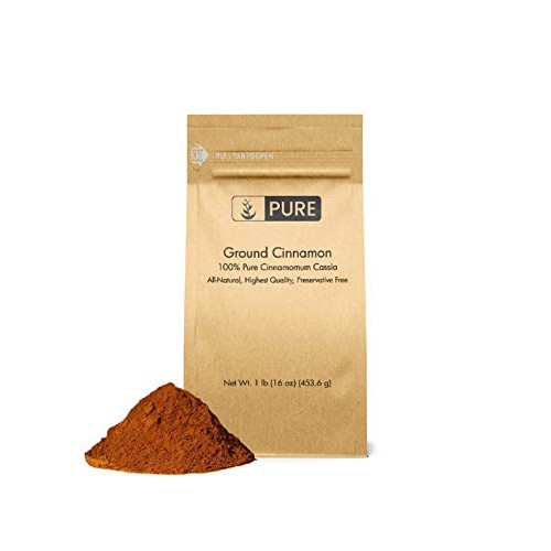 Ground Cinnamon 1 Lb By Pure Organic Ingredients, Cinnamomum C