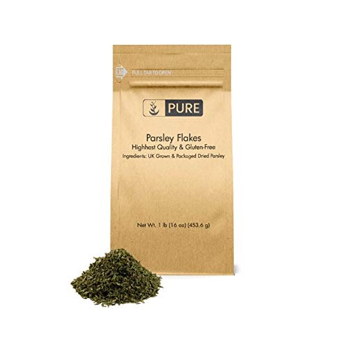 Parsley Flakes 1 Lb By Pure Organic Ingredients, Highest Quali
