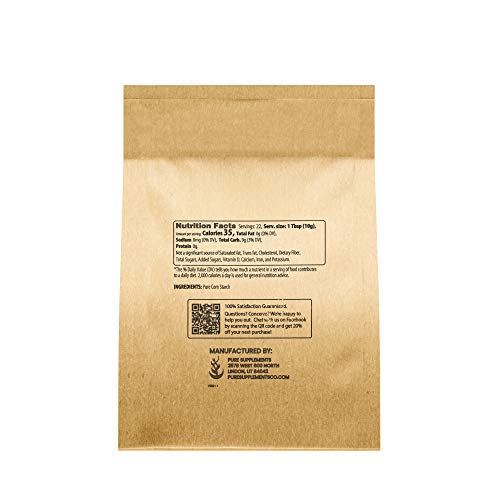 Pure Corn Starch 8 Oz., Thickener For Sauces, Soup, &Amp; Gravy, H