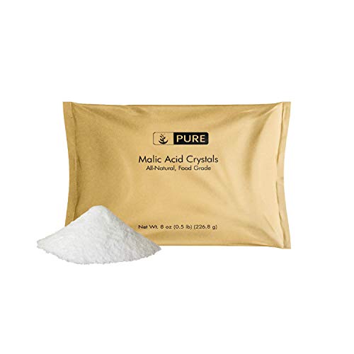 Pure Malic Acid Powder 8 Oz, 600 Mg Per Serving Boost Energy P