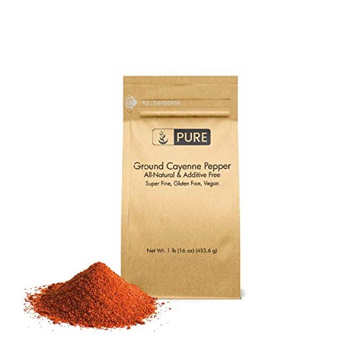Ground Cayenne Red Pepper 1 Lb By Pure Organic Ingredients,
