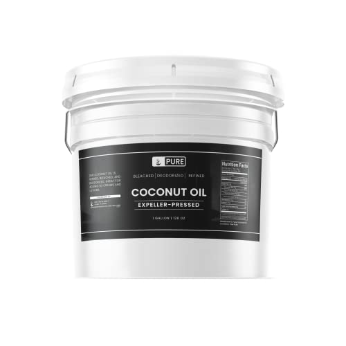 Pure Original Ingredients Coconut Oil 1 Gallon Hexane-Free &Amp; G