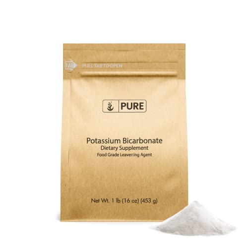 Pure Potassium Bicarbonate 1 Lb., Eco-Friendly Packaging, Natu