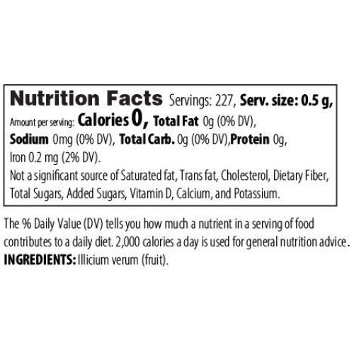 Star Anise 4 Oz Use In Teas &Amp; Baking, Chinese Star Anise