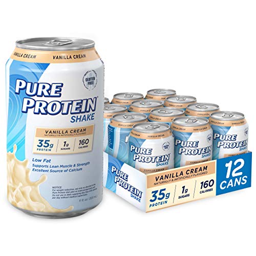 Pure Protein Ready To Drink Shakes, High Protein Vanilla Cream,