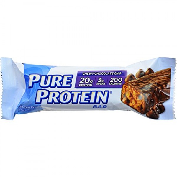 Pure Protein High Protein Bars, Chewy Chocolate Chip, 1.76 Ounce