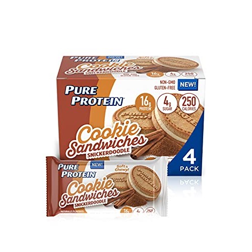 Pure Protein Soft &Amp; Chewy Cookie Sandwiches Snickerdoodle