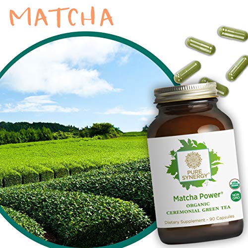Pure Synergy Usda Organic Matcha Power 90 Capsules Ceremonial