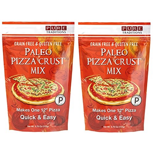 Certified Paleo Pizza Crust Mix, Quick And Easy 2 Pack