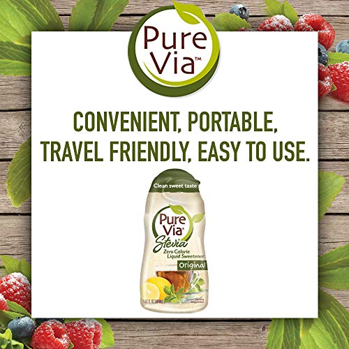 Pure Via Stevia Liquid, Stevia Drops, Liquid Stevia, Sugar Subst