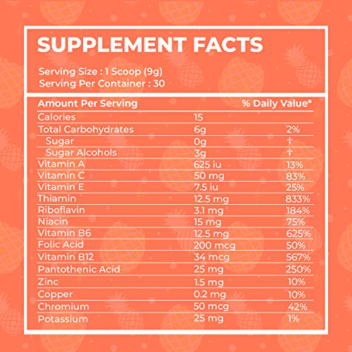 Genesis Pure Energy With Wheat Grass Island Splash Sugar-Free Po