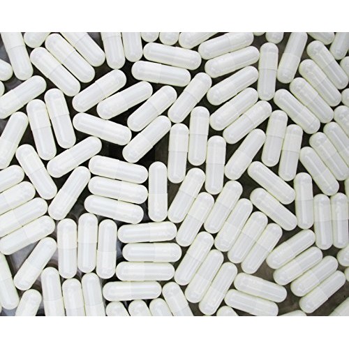 Purecapsusa Size 1 1,000 Fillable White Gelatin Capsules