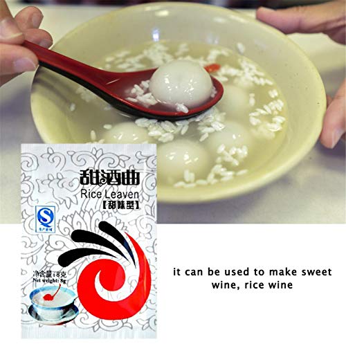 Purelemon 10Pcs Wine Yeast-Sweet Glutinous Rice Wine Yeast,Rice