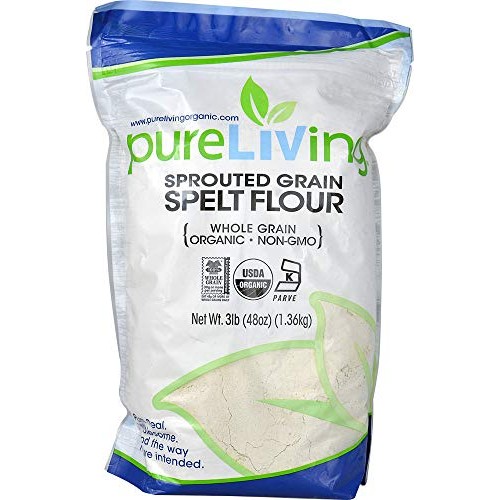 PureLiving Sprouted Grain Organic Spelt Flour Spelt Flour, 48 O...