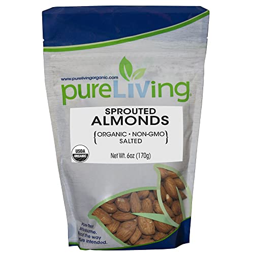 PureLiving SPROUTED Organic Almonds, Pecans, and Walnuts with Sa...