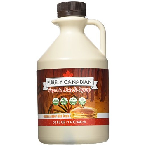Organic Maple Syrup - 32 Oz. Jug - 100% Pure Canadian Maple Syru