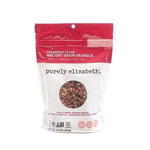 Purely Elizabeth Ancient Grain Granola, Cranberry Pecan, 12 Ounc