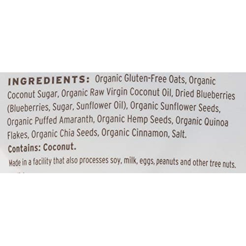 Purely Elizabeth Ancient Grain Granola Cereal Blueberry Hemp, 12