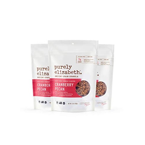 Purely Elizabeth Ancient Grain Granola, Cranberry Pecan, 3 Count