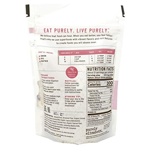 Purely Elizabeth Grain Free Pancake Mix – Paleo Pancake Mix – Gl