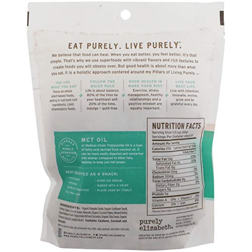 Purely Elizabeth, Granola Vanilla Almond Butter Collagen Grain F