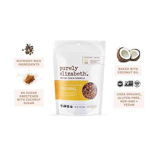 Purely Elizabeth Organic Ancient Grain Granola, Original, 12 Oz