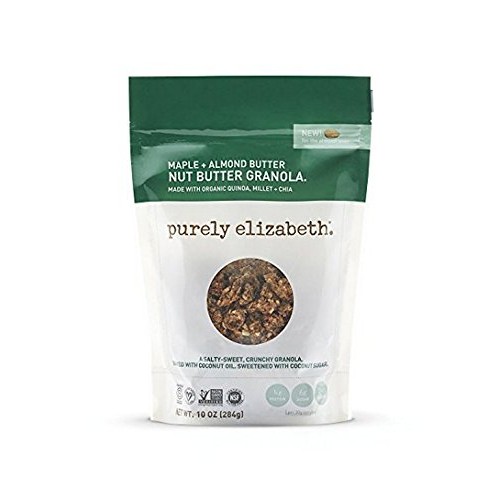 Purely Elizabeth, Nut Butter Granola,Maple And Almond Butter, Pa