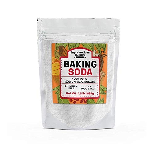 Baking Soda, 1.5 Lb By Unpretentious Baker, Highest Quality, Alu