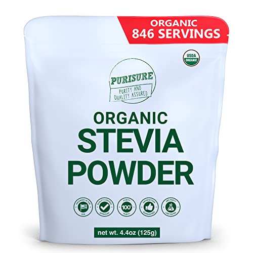 All Natural Stevia Powder 125G 846 Servings, Highly Concentrat