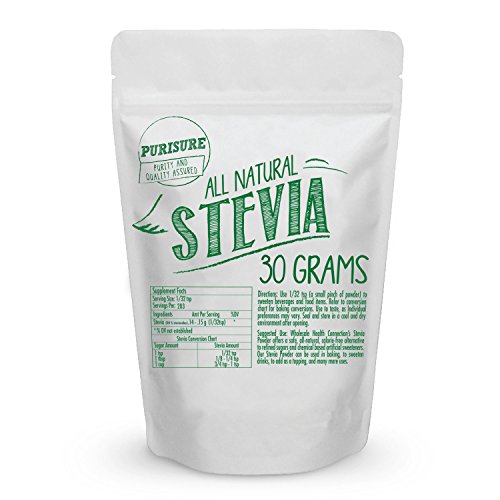 All Natural Stevia Powder 30G 203 Servings, Highly Concentrate