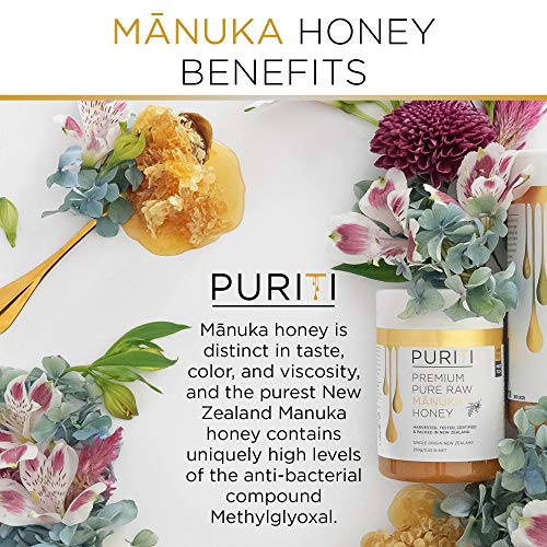 Puriti Manuka Honey, Umf 20+ | Premium Quality Authentic Superfo