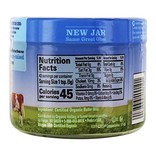 Purity Farm Ghee Clarified Butter, 7.5-Ounce