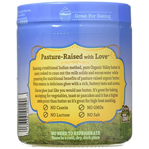 Ghee, 95% Organic, Clarified Butter, 13 Oz Pack Of 4