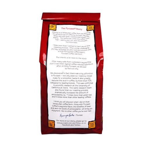 Puroast Low Acid Whole Bean Coffee, French Roast, High Antioxida