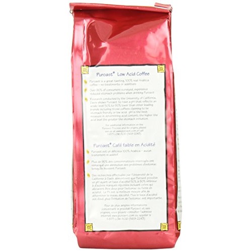 Puroast Low Acid Ground Coffee, Organic House Blend, High Antiox