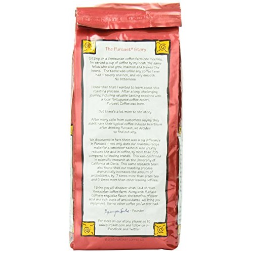 Puroast Low Acid Whole Bean Coffee, Decaf House Blend, High Anti