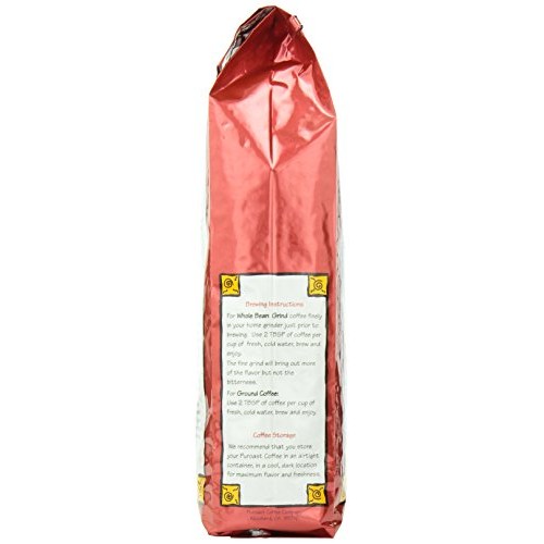 Puroast Low Acid Whole Bean Coffee, Decaf House Blend, High Anti