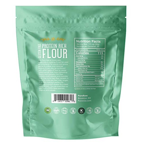 Oat Flour, 2Lbs, Gluten Free Oat Flour For Baking, Oat Flour Glu