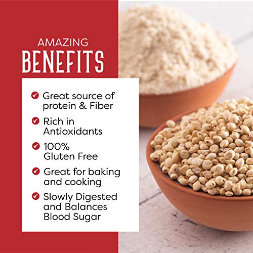 Sorghum Flour, 2lbs, Gluten Free flour, Jowar Flour, Sweet White... Sorghum Flour, 2lbs, Gluten Free flour, Jowar Flour, Sweet White...