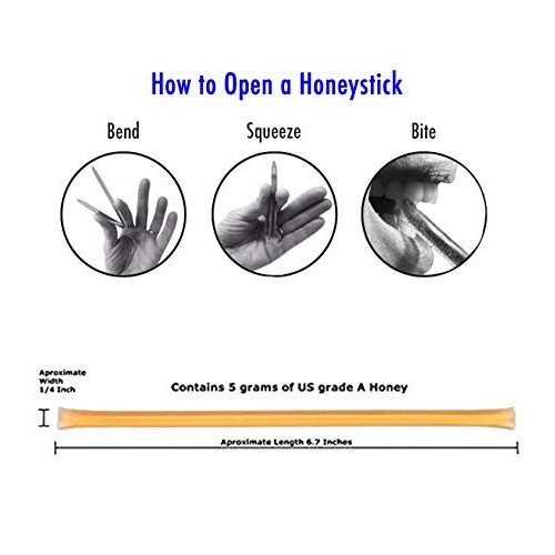 Citrus Sunshine Honey Sticks Gift Box Variety Pack 100 Count Gif