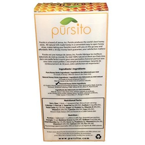 Citrus Sunshine Honey Sticks Gift Box Variety Pack 100 Count Gif