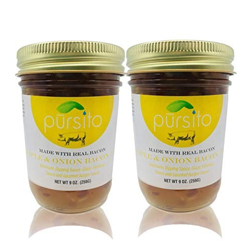 Pursito Homemade Delicious Maple &Amp; Onion Bacon Jam Spread For Bu