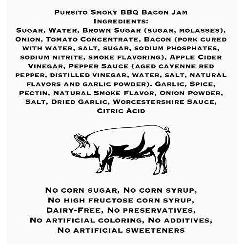 Pursito Homemade Delicious Smoky Bbq Bacon Jam Spread For Burger