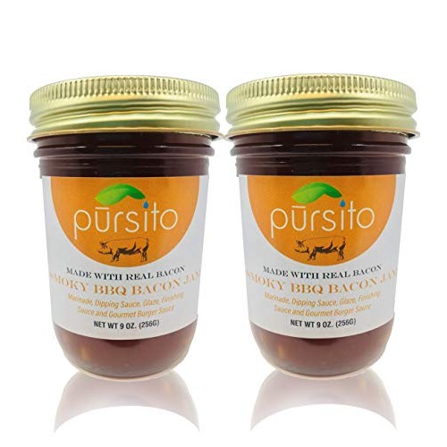 Pursito Homemade Delicious Smoky Bbq Bacon Jam Spread For Burger