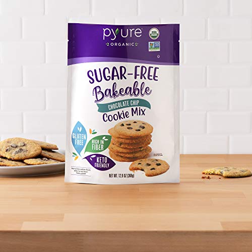 Organic Chocolate Chip Cookie Mix By Pyure | Sugar-Free, Keto, L