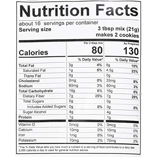 Organic Chocolate Chip Cookie Mix By Pyure | Sugar-Free, Keto, L