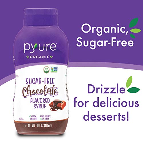 Organic Chocolate Flavored Syrup By Pyure | Sugar-Free, Keto, 1